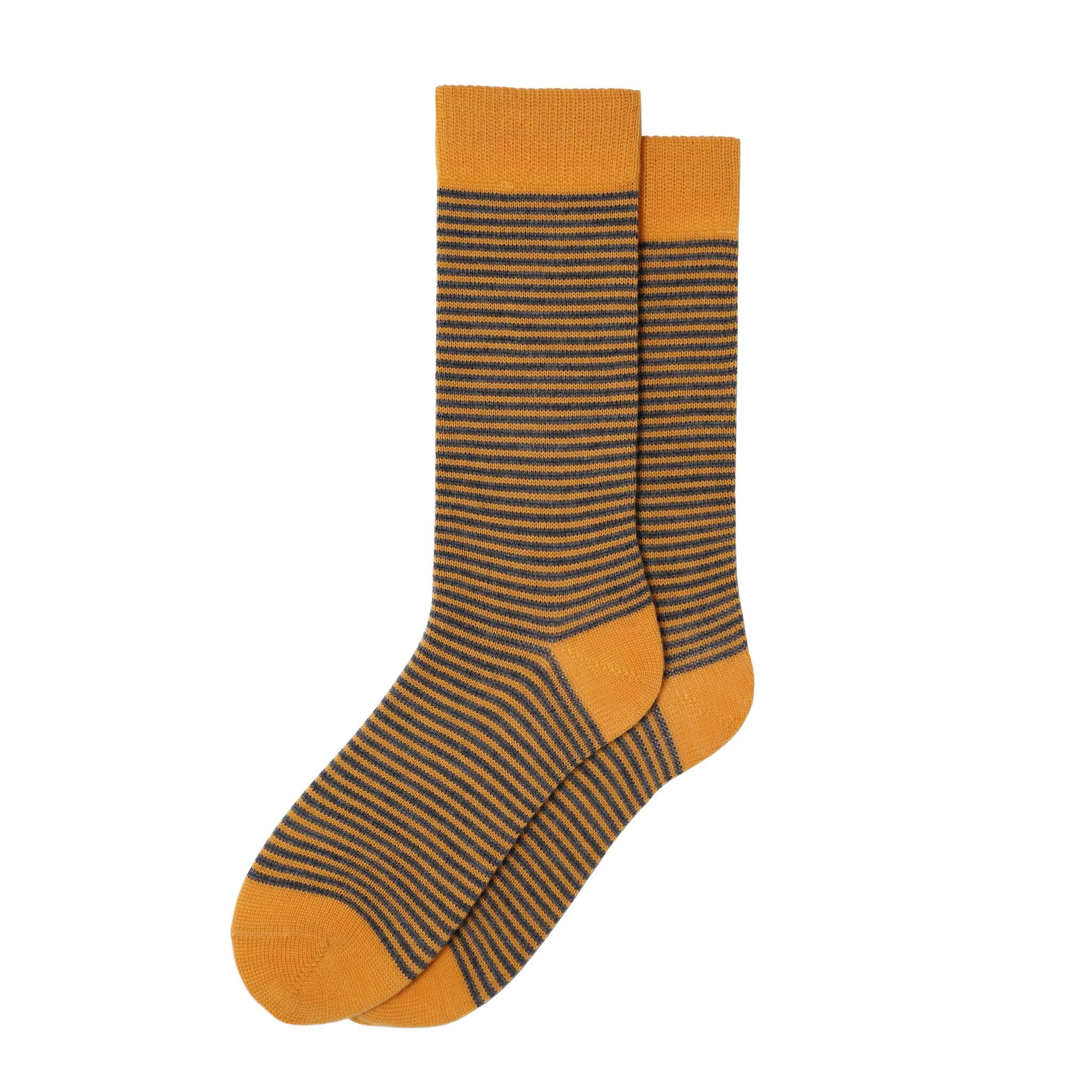 Harewood Fine Stripe Luxury Merino Everyday Socks - 6 Pair Bundle (£14 per pair)
