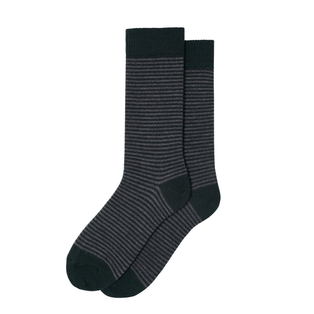 Harewood Fine Stripe Luxury Merino Everyday Socks - 4 Pair Bundle (2)