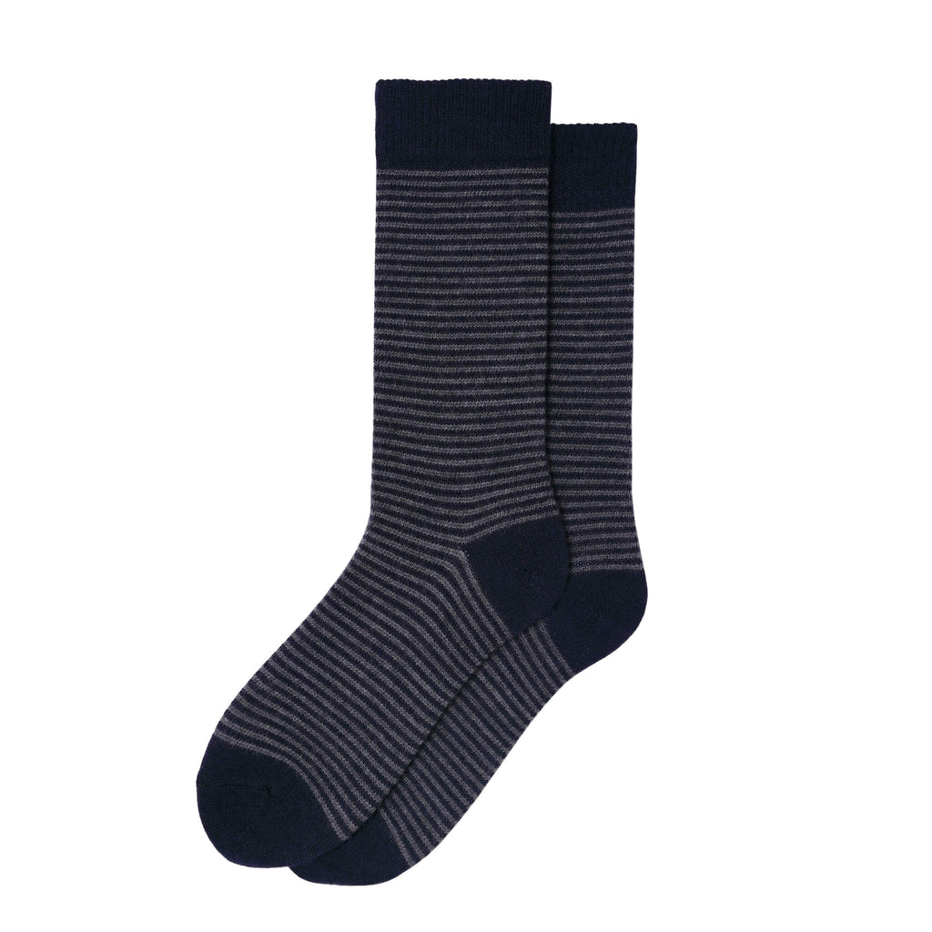 Harewood Fine Stripe Luxury Merino Everyday Socks - 4 Pair Bundle (2)