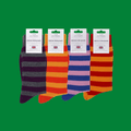 Socks For Jeans - Bright Everyday Merino Socks - 4 Pair Bundle 1 (£14 per pair)