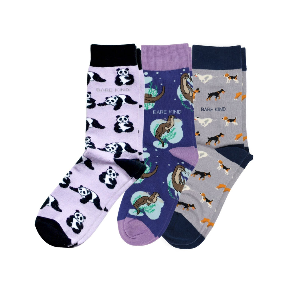 Purple Lover 3 Bamboo Sock Set