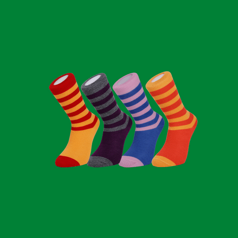 Socks For Jeans - Bright Everyday Merino Socks - 4 Pair Bundle 1 (£14 per pair)