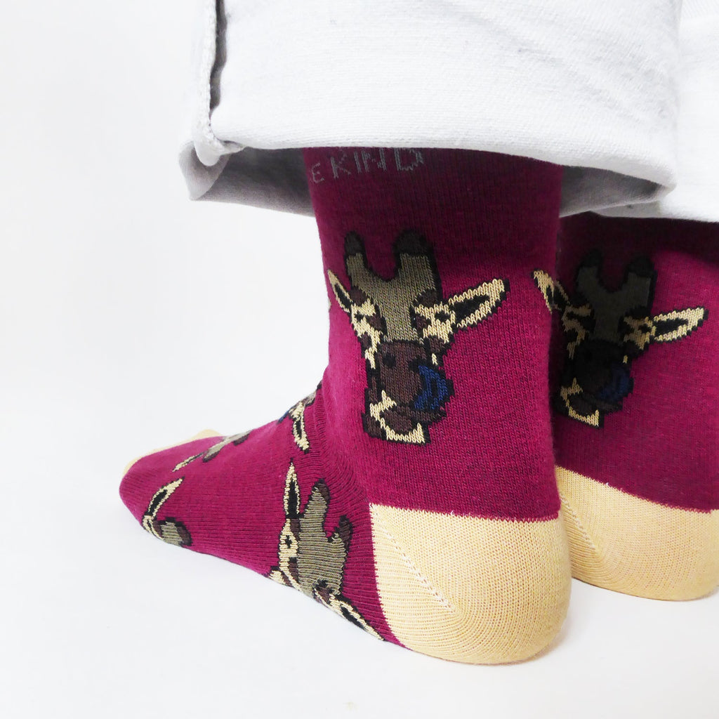 Save the Giraffes Bamboo Socks