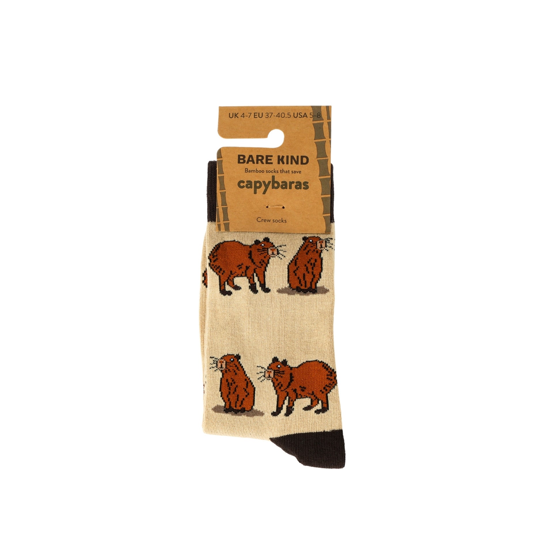 Save the Capybara Bamboo Socks