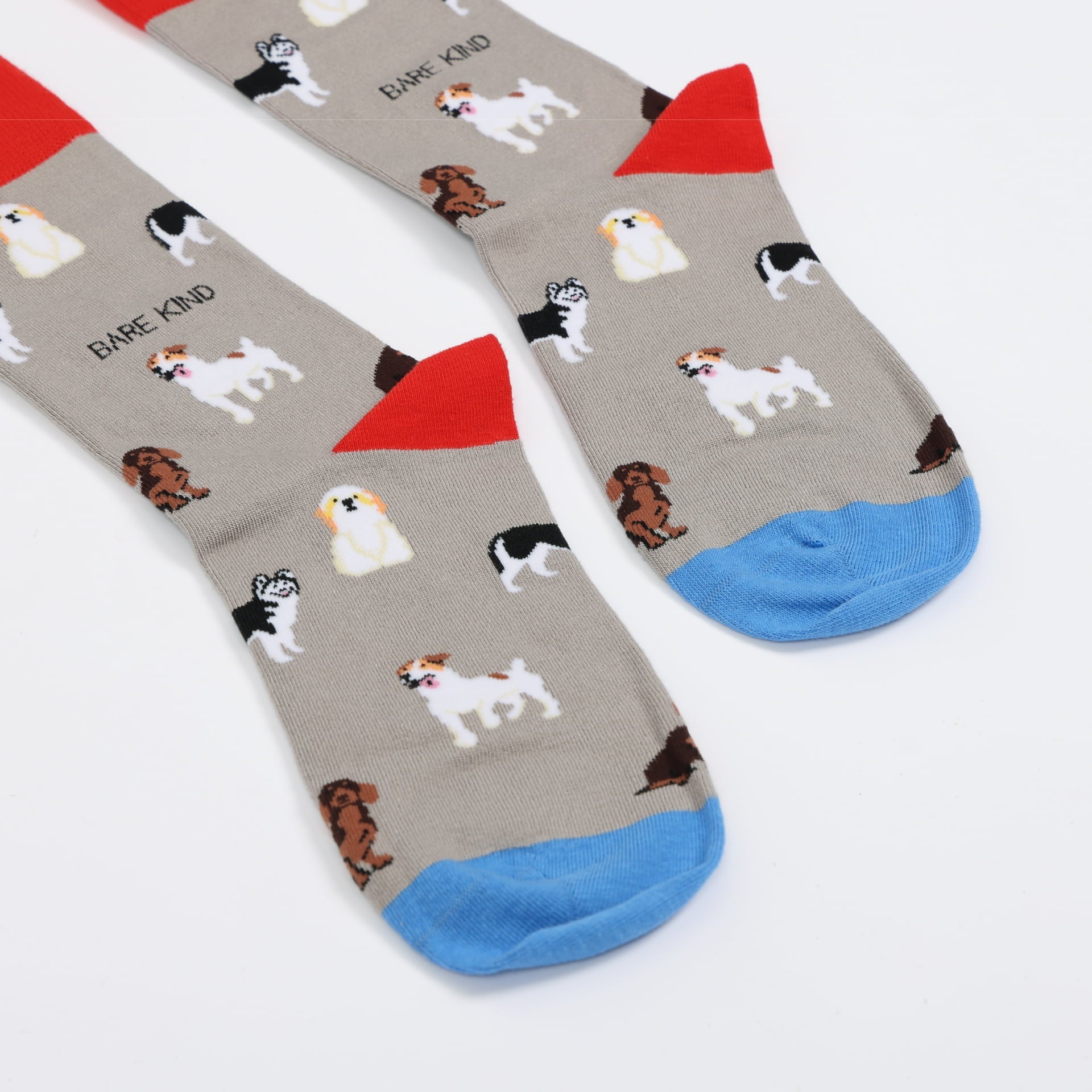 Grey Dog Pet Pair Bamboo Sock Set