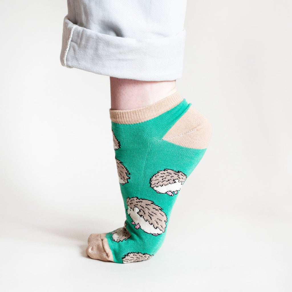 Hedgehog Bamboo Trainer Socks