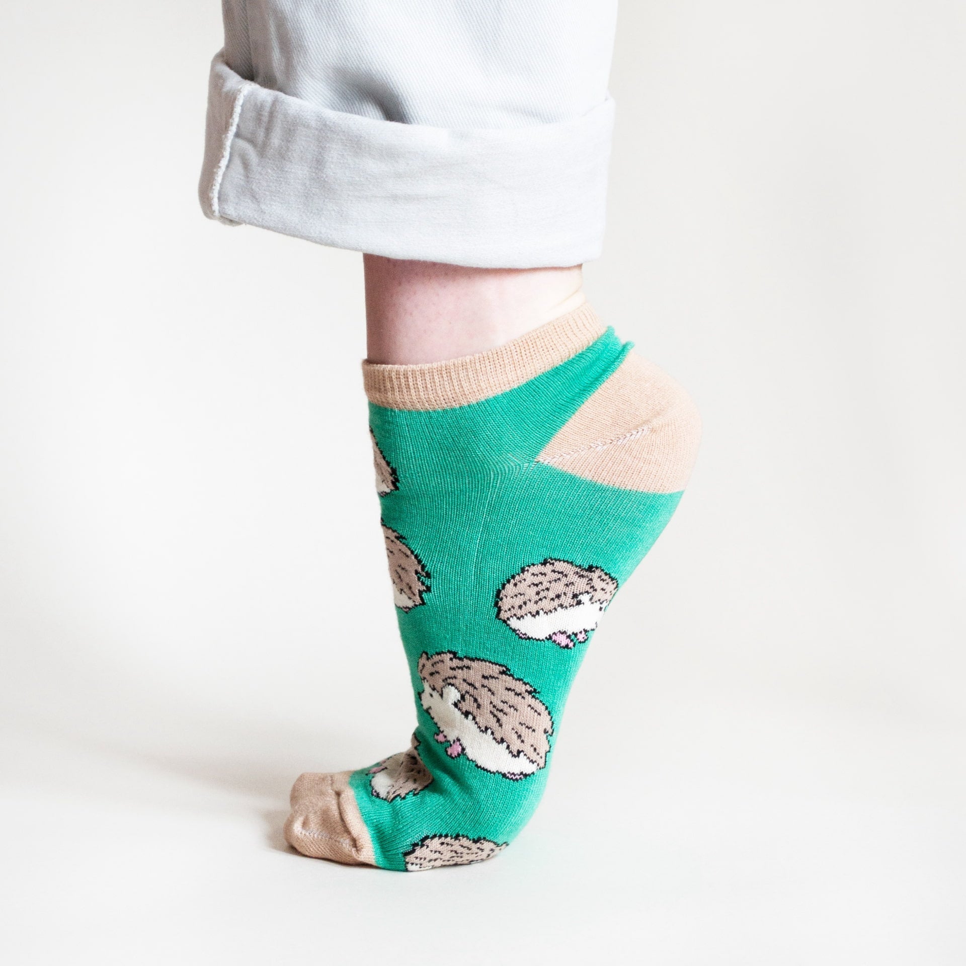 Hedgehog Bamboo Trainer Socks