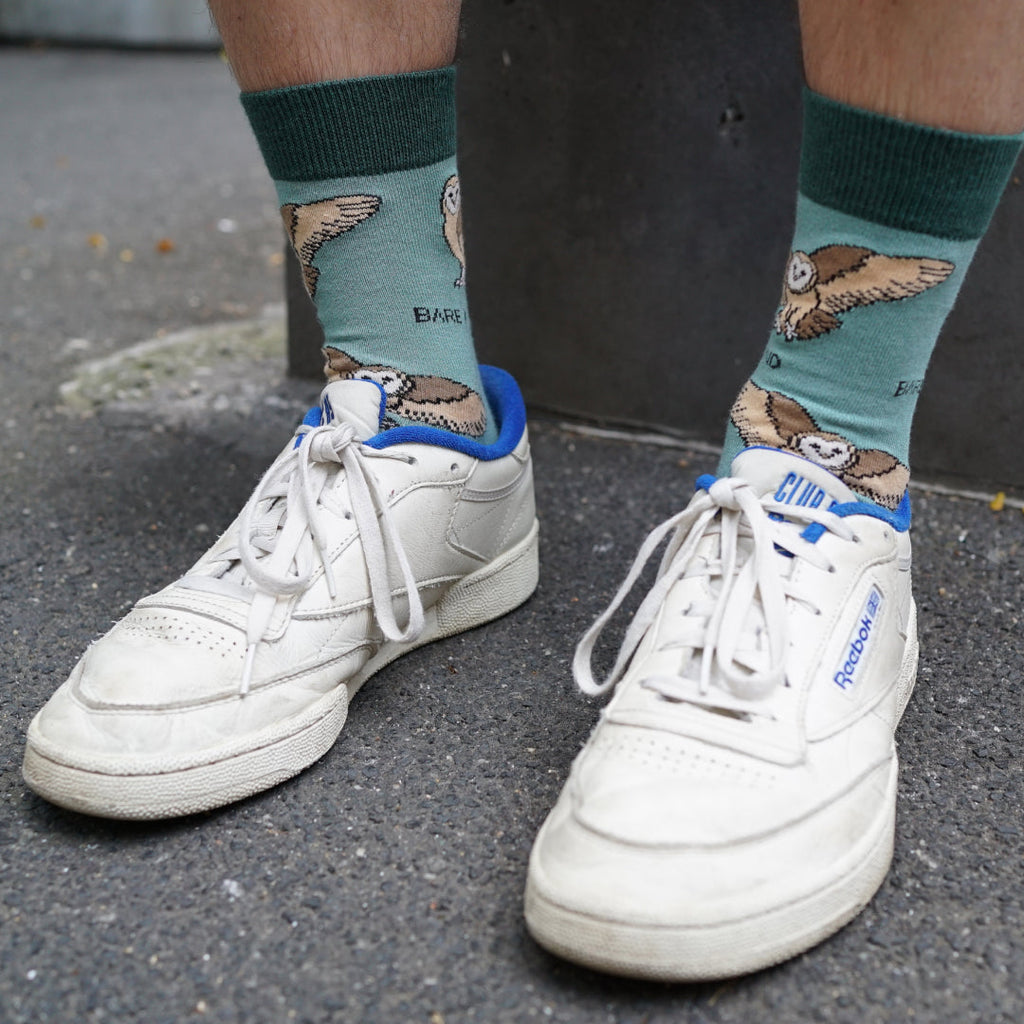 Green Farm Animals Bundle of 4 Bamboo Sock Set