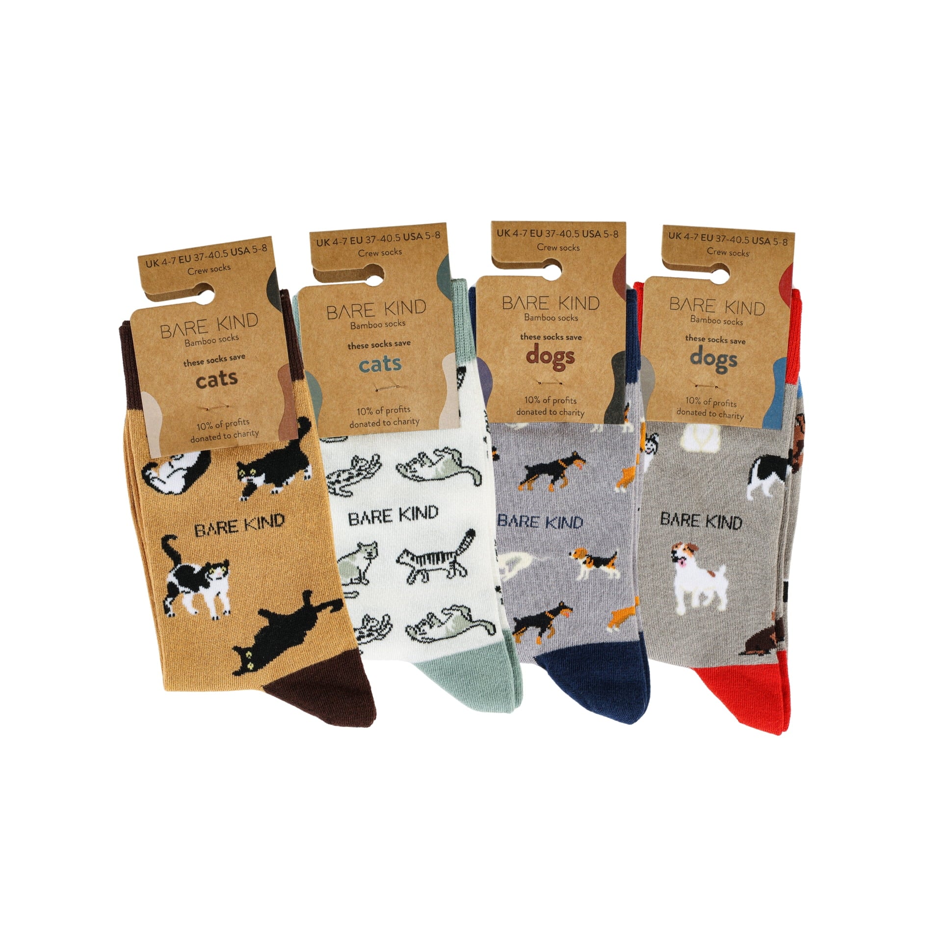 The Paws & Claws Bamboo Sock Set
