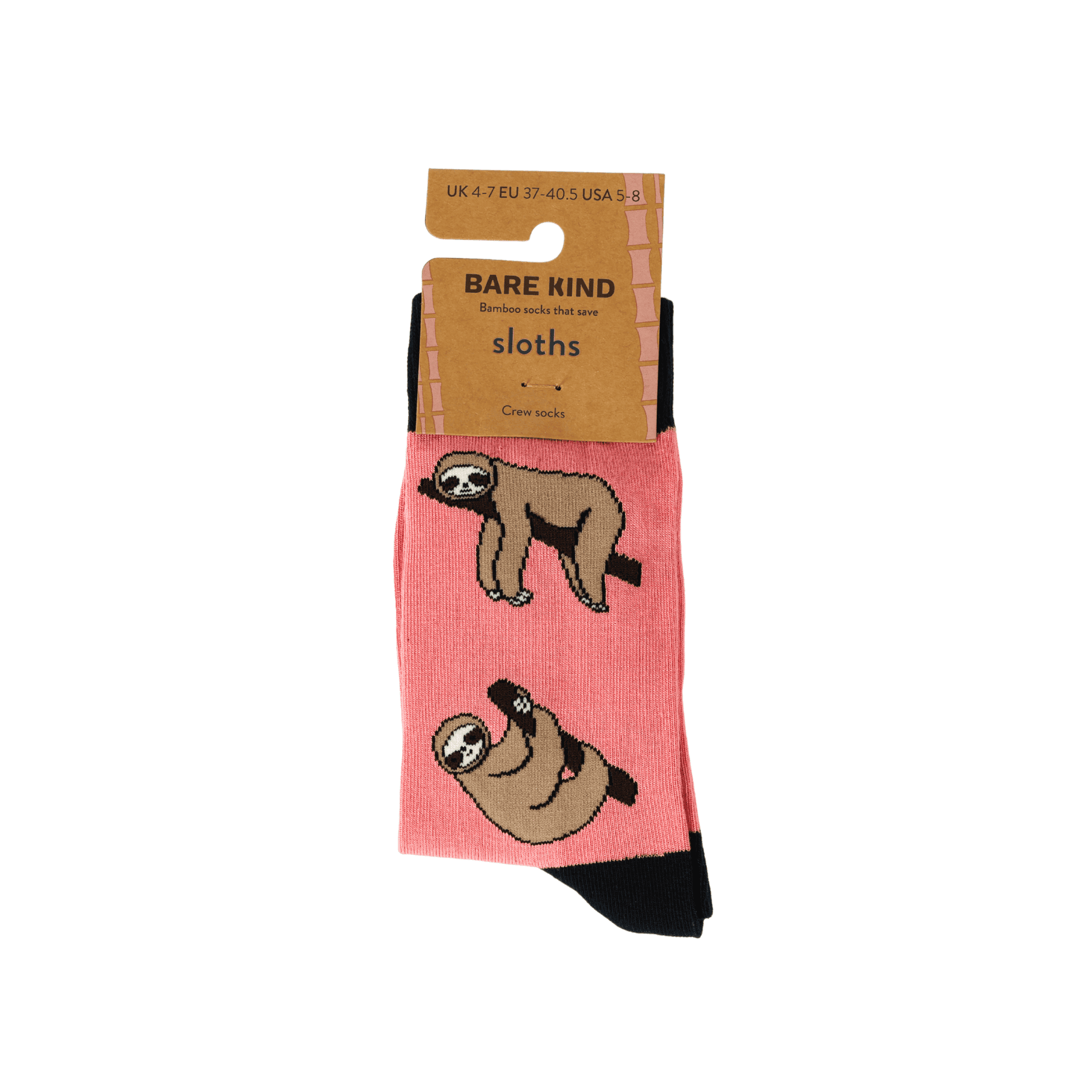 Save the Sloths Bamboo Socks